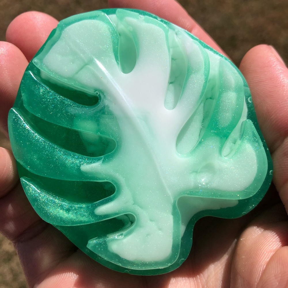 Monstera Leaf Soap set